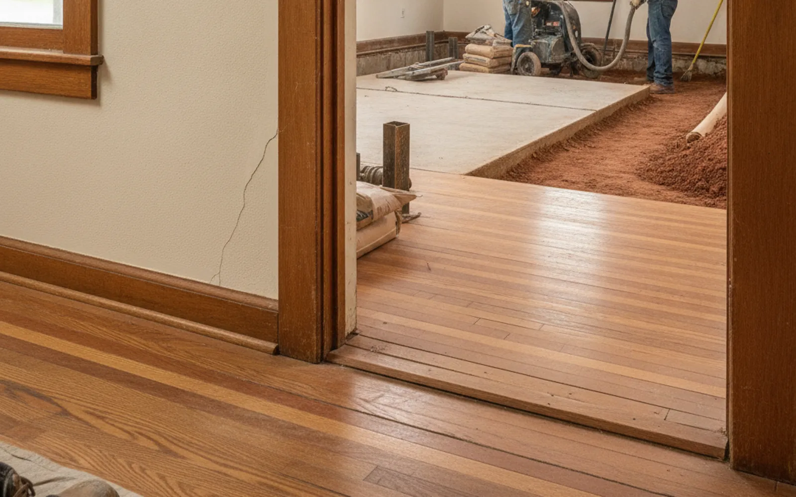 Door rubbing from foundation movement